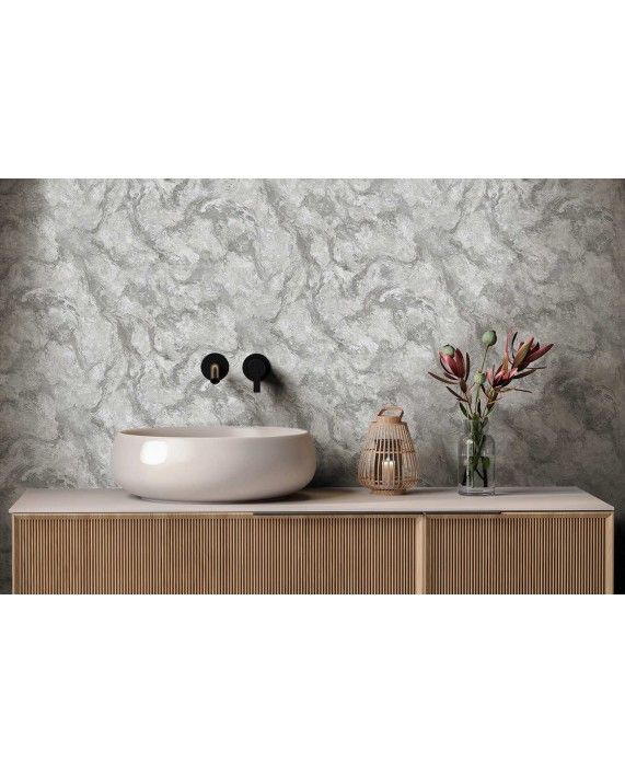 Tapetai "Levanto Marble Dove / Silver" 36291